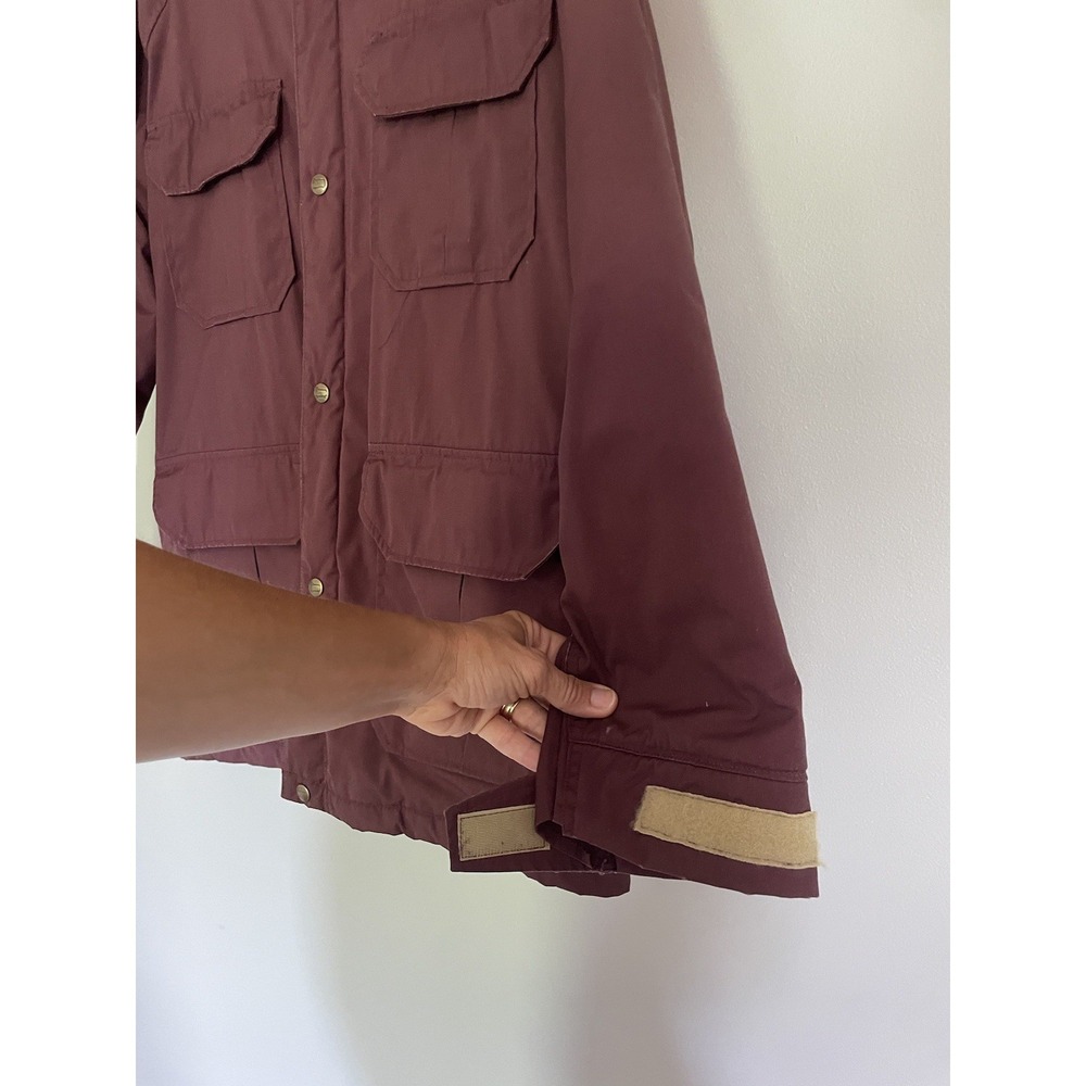 Vintage Woolrich Canvas Mountain‎ Parka/Canvas Coat. Wine Color. Size Medium. - Picture 4 of 16